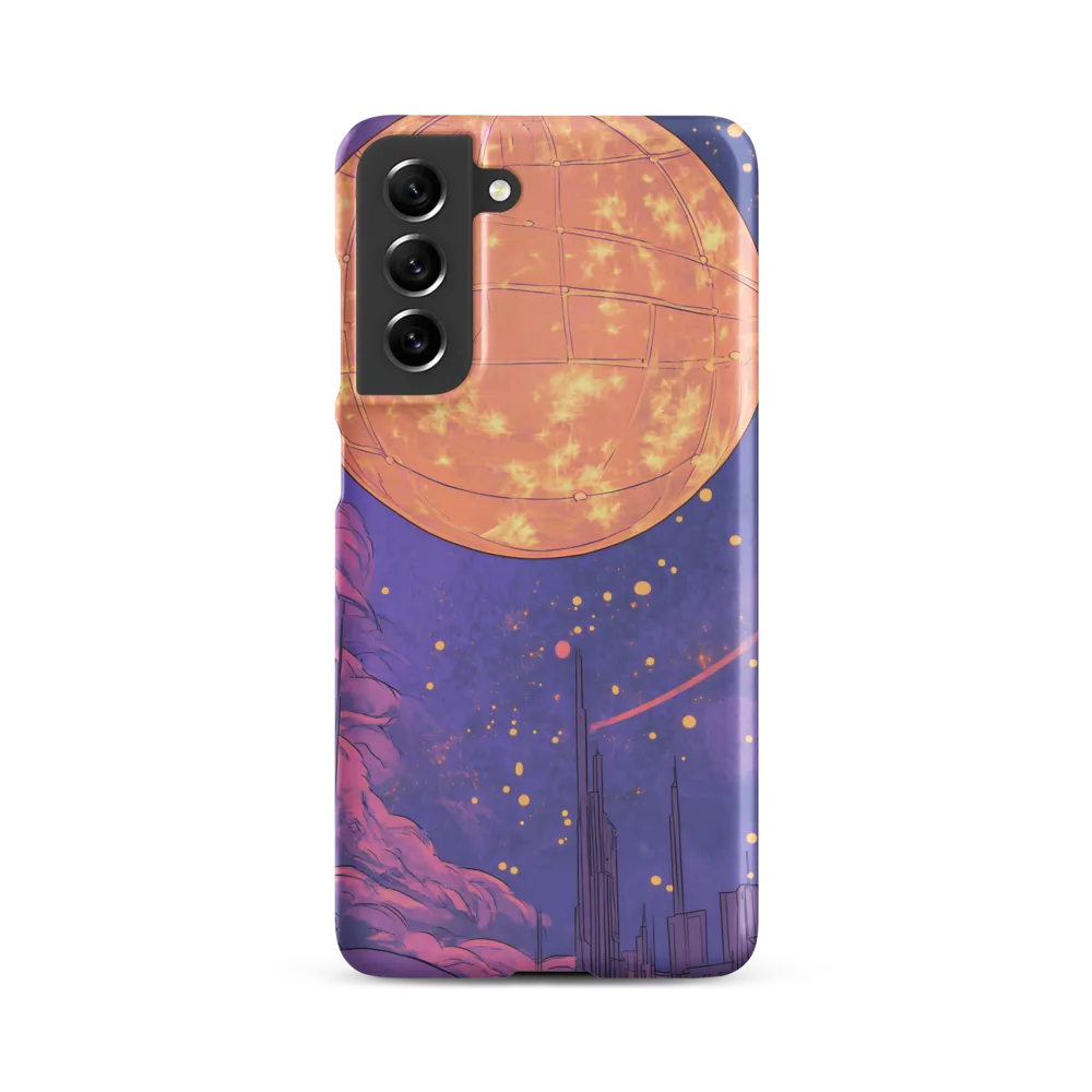 Celestial Cityscape: A Dance of Colors