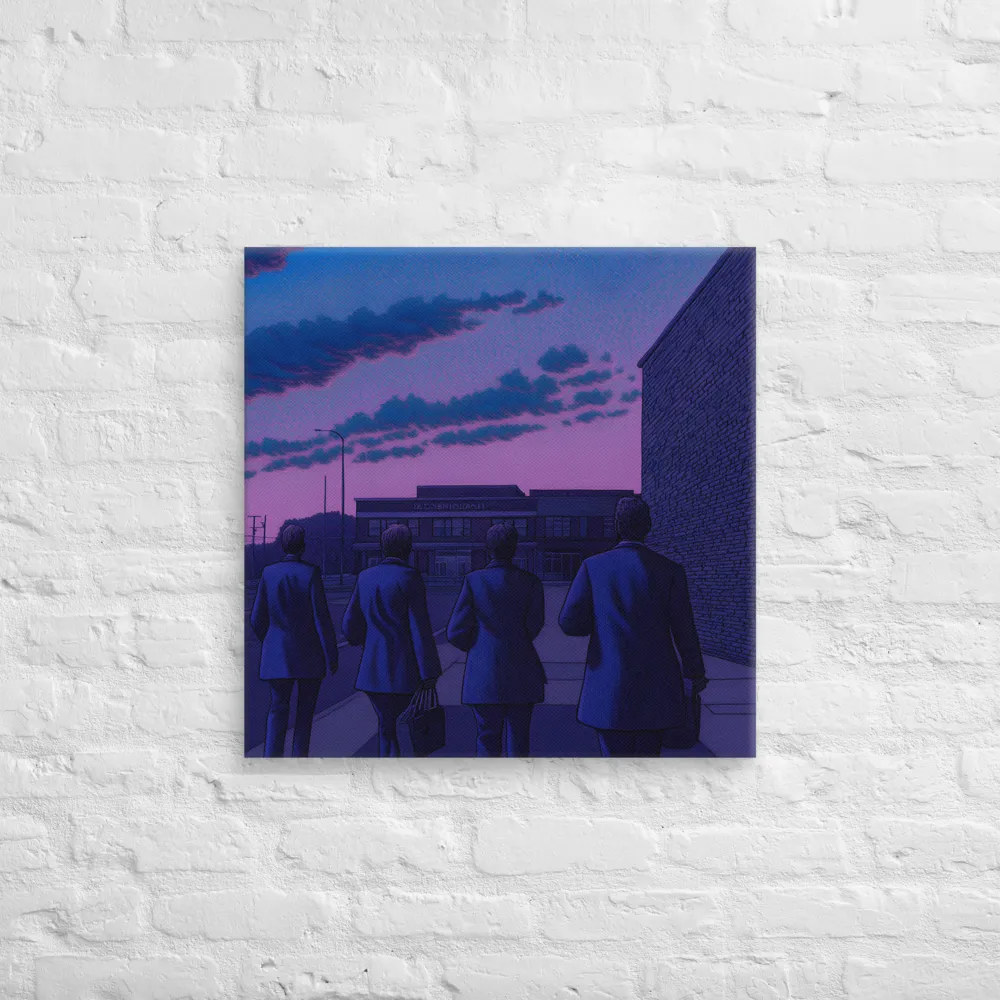 The Twilight Stroll | Canvas | 24″×24″