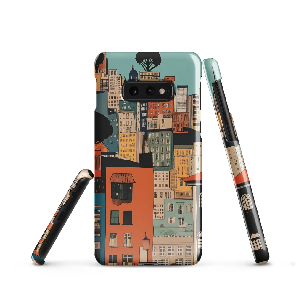 Urban Fusion: A Colorful Cityscape