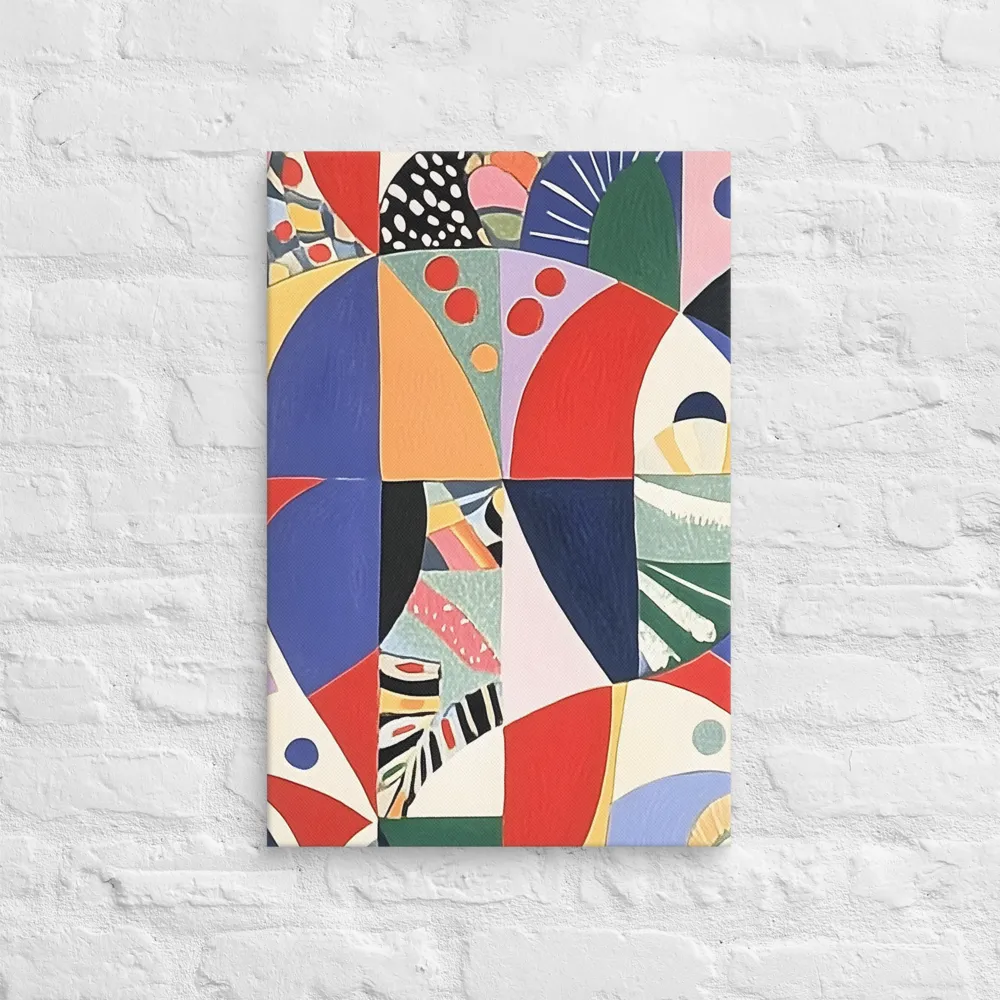 Dynamic Mosaic Symmetry | Canvas | 16″×24″