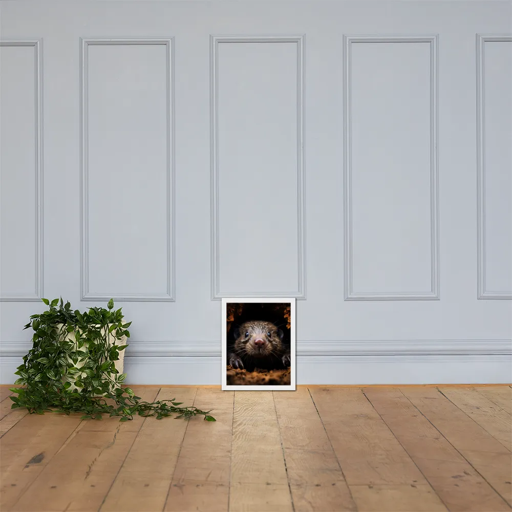 Emerging Curiosity | Poster with White Frame | 11″×14″