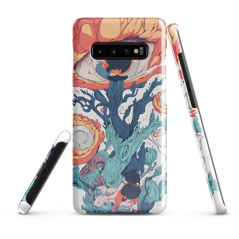 The Watchful Bloom | Phone Case |  S10 Plus | Snap Case | Glossy