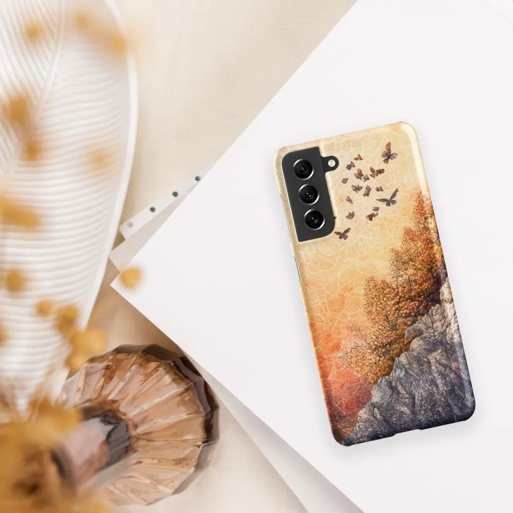 Fluttering Dreams of Serenity | Phone Case |  S21 | Snap Case | Matte