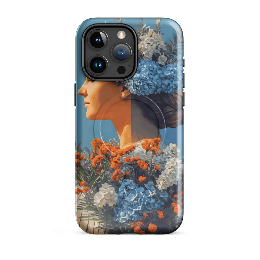 Floral Reverie: A Portrait of Serenity
