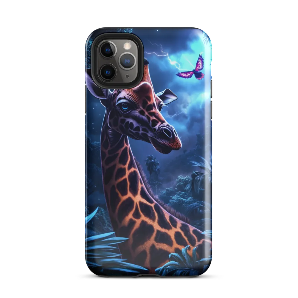 Mystical Giraffe in Twilight Jungle | Phone Case |  11 Pro Max | Tough Case | Glossy