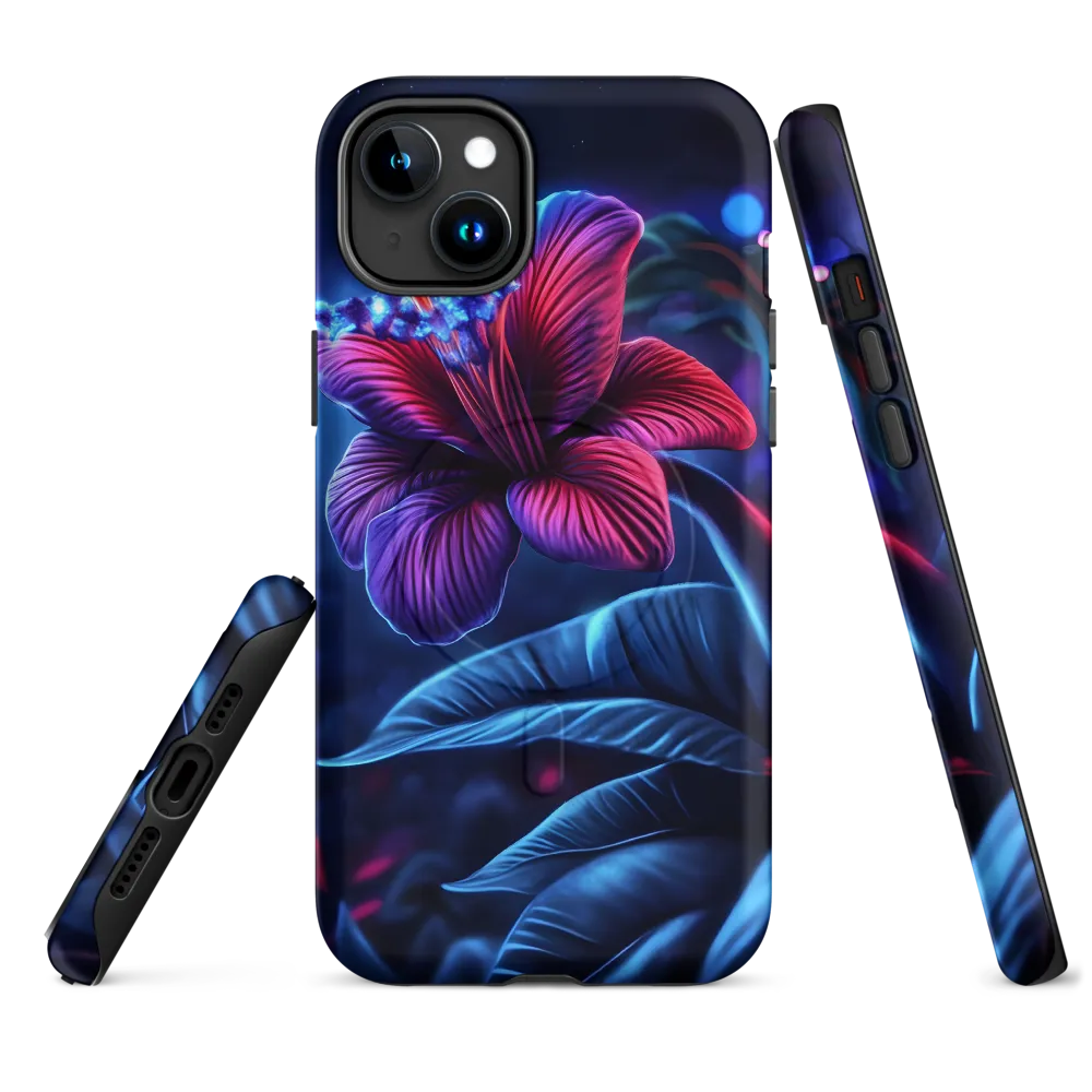 Illuminated Serenity: The Surreal Blossom