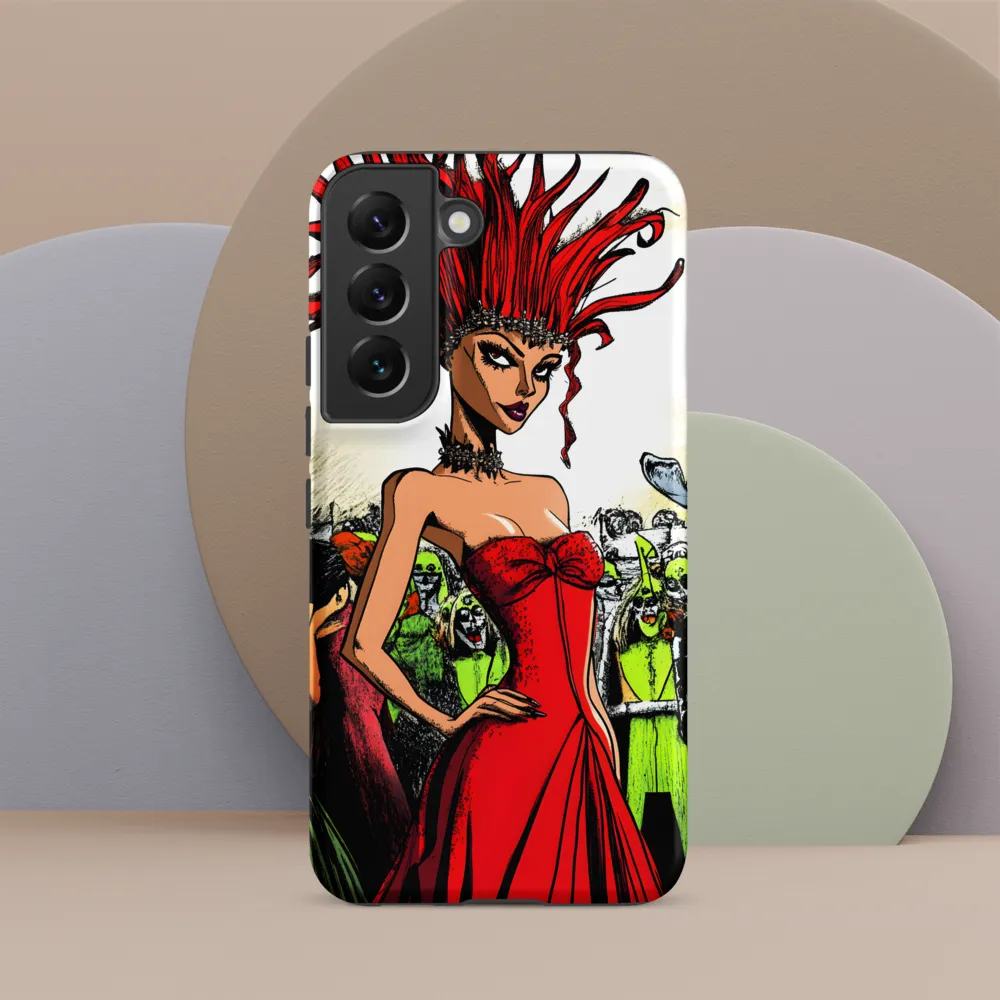 Fiery Elegance: A Fashion Statement