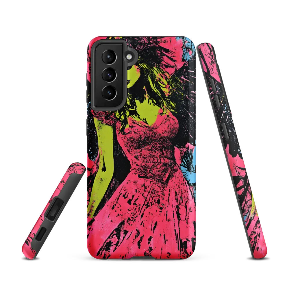 Mystical Angel in Neon Dreams