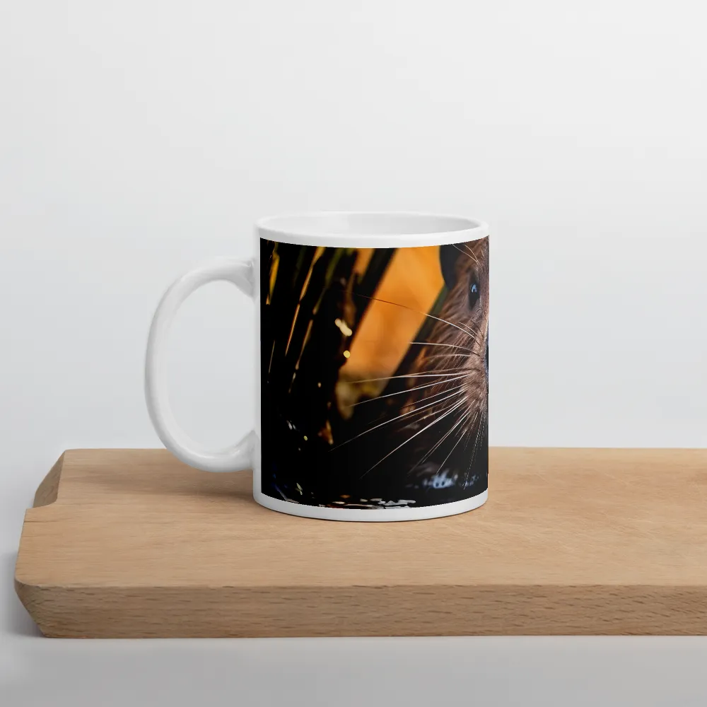 Beaver Serenity: A Natural Portrait | Mug with White inside | 11 oz