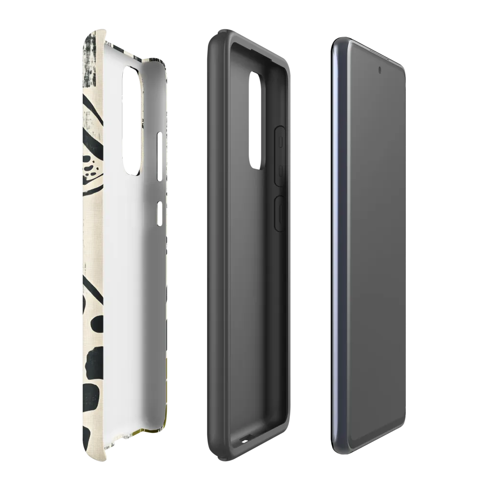 Leopard in Silhouette: A Modern Appeal | Phone Case |  S20 FE | Tough Case | Matte