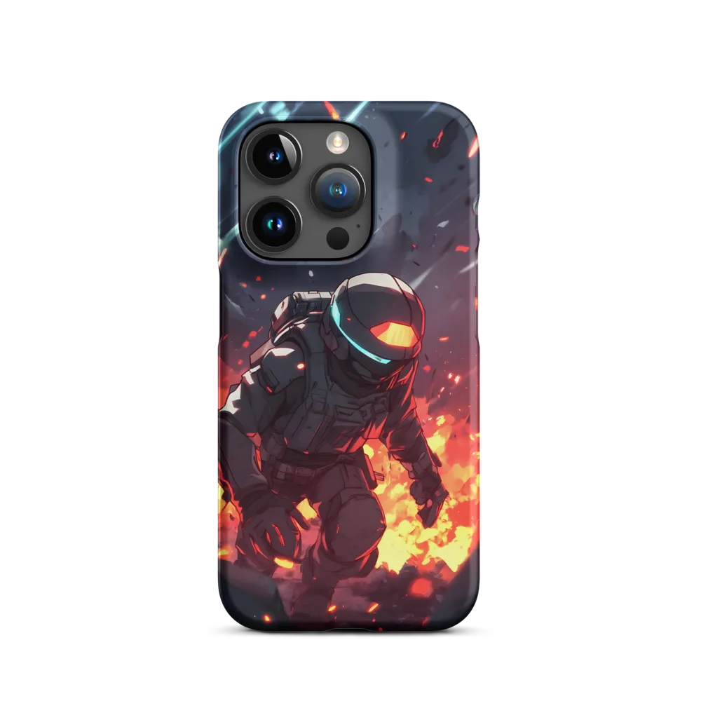 Astronaut Amidst Chaos | Phone Case |  15 Pro | Snap Case | Matte