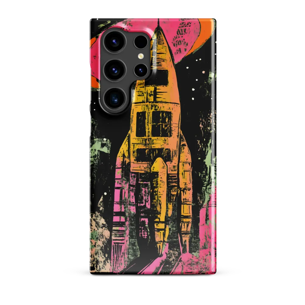 Cosmic Voyage: A Surreal Rocket Adventure