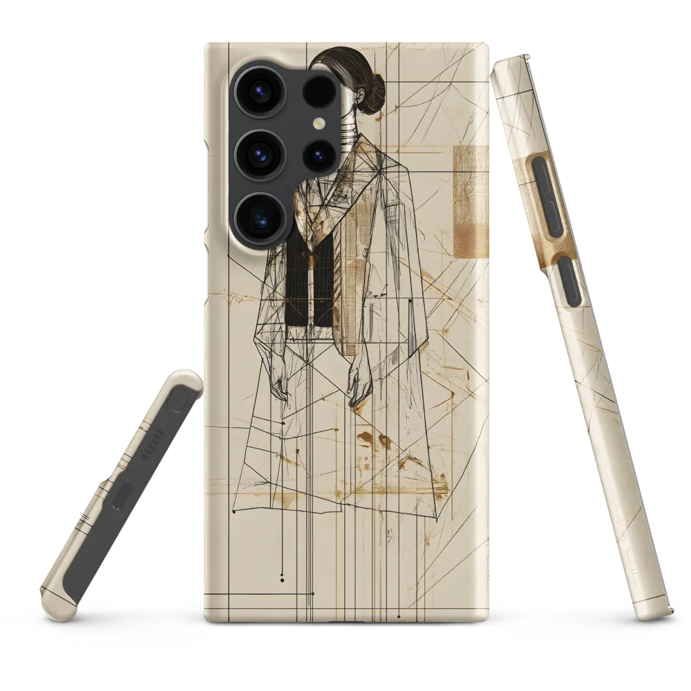 Elegance in Lines | Phone Case |  S23 Ultra | Snap Case | Matte