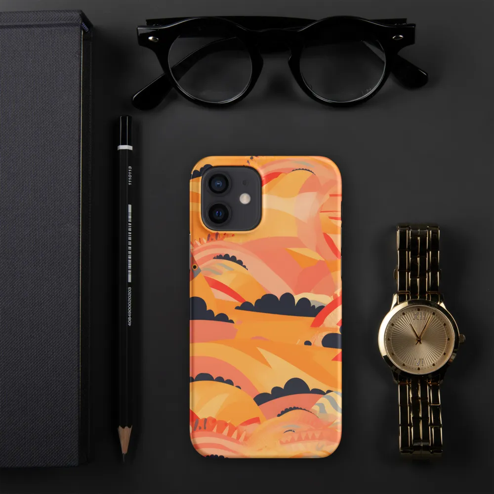 Whispers of the Abstract Horizon | Phone Case |  12 | Snap Case | Matte