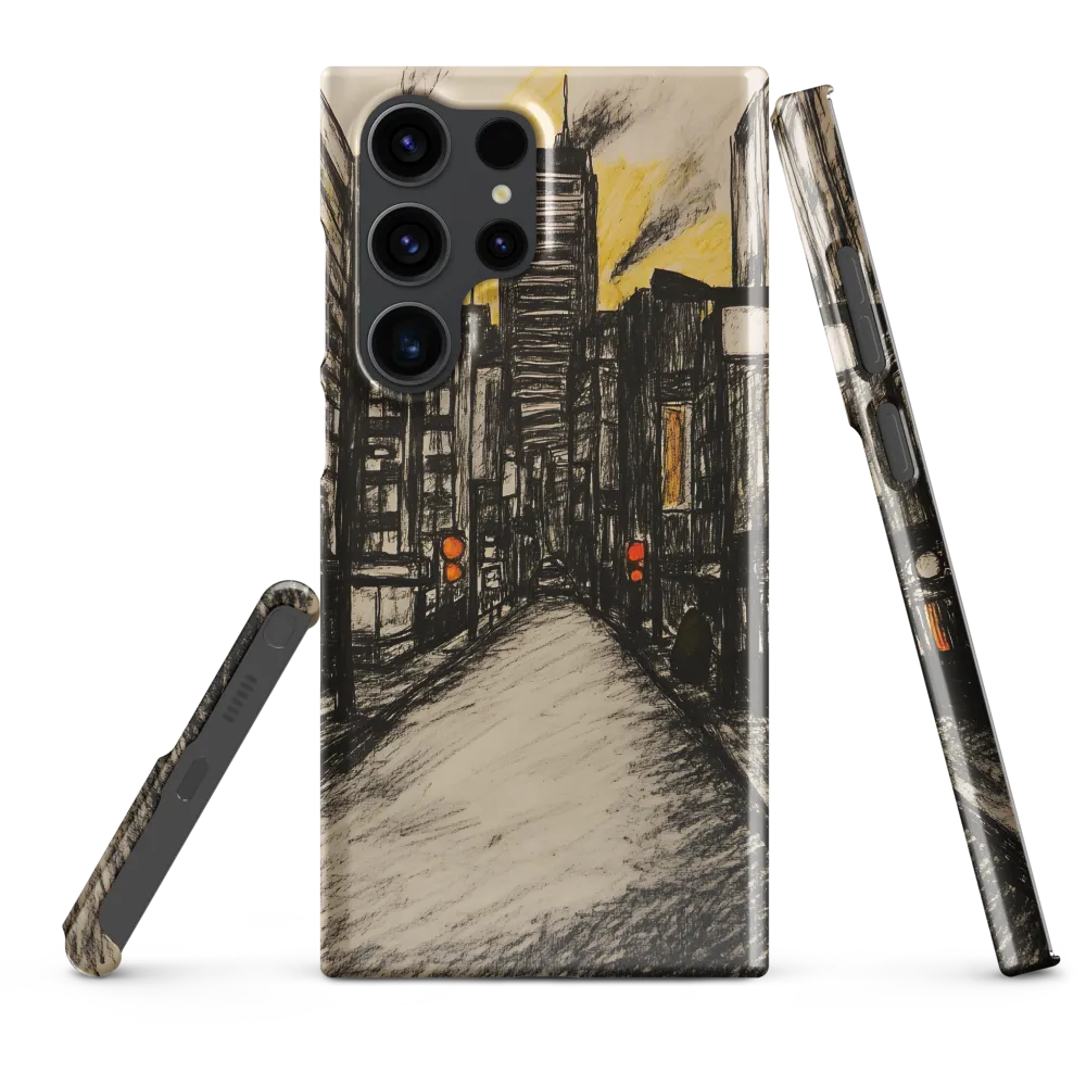 Cityscape of Solitude | Phone Case |  S23 Ultra | Snap Case | Glossy