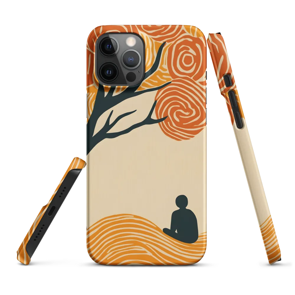 Silent Reflections under Swirling Leaves | Phone Case |  12 Pro Max | Snap Case | Matte