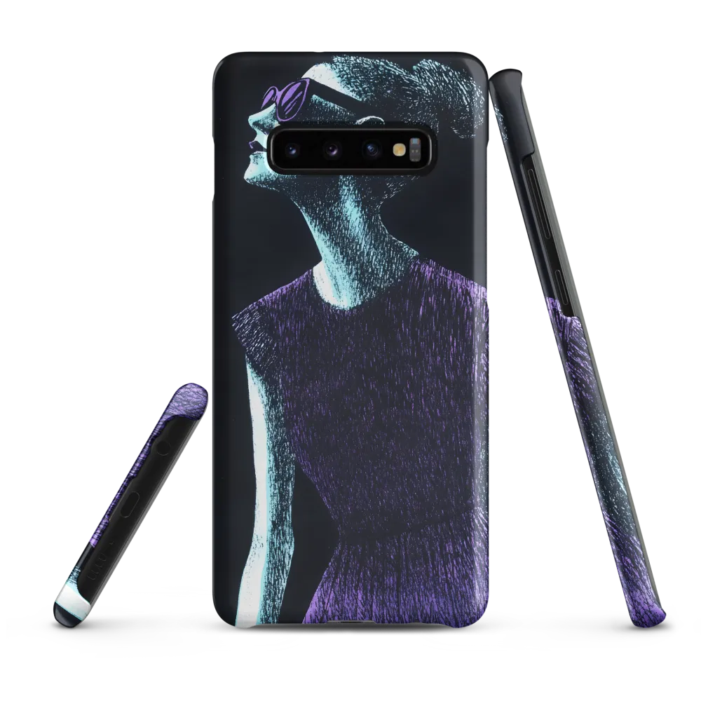Contemplative Elegance | Phone Case |  S10 Plus | Snap Case | Matte