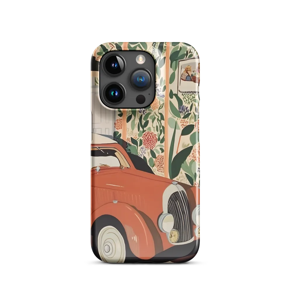 Vintage Charm: A Modern Encounter | Phone Case |  15 Pro | Snap Case | Glossy