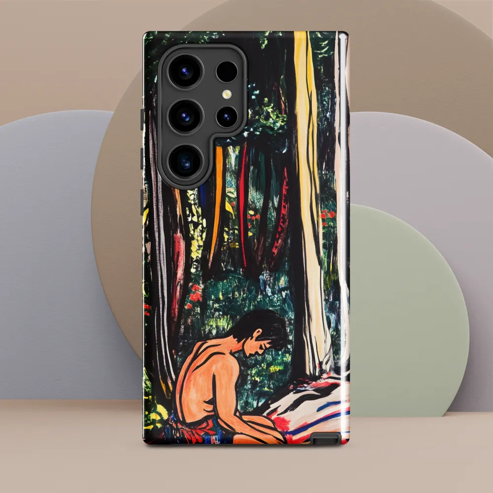 Contemplation in Nature | Phone Case |  S24 Ultra | Tough Case | Glossy