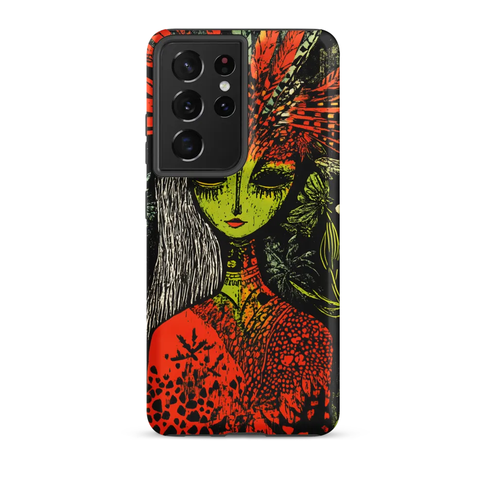 Mystical Flora: A Surreal Portrait