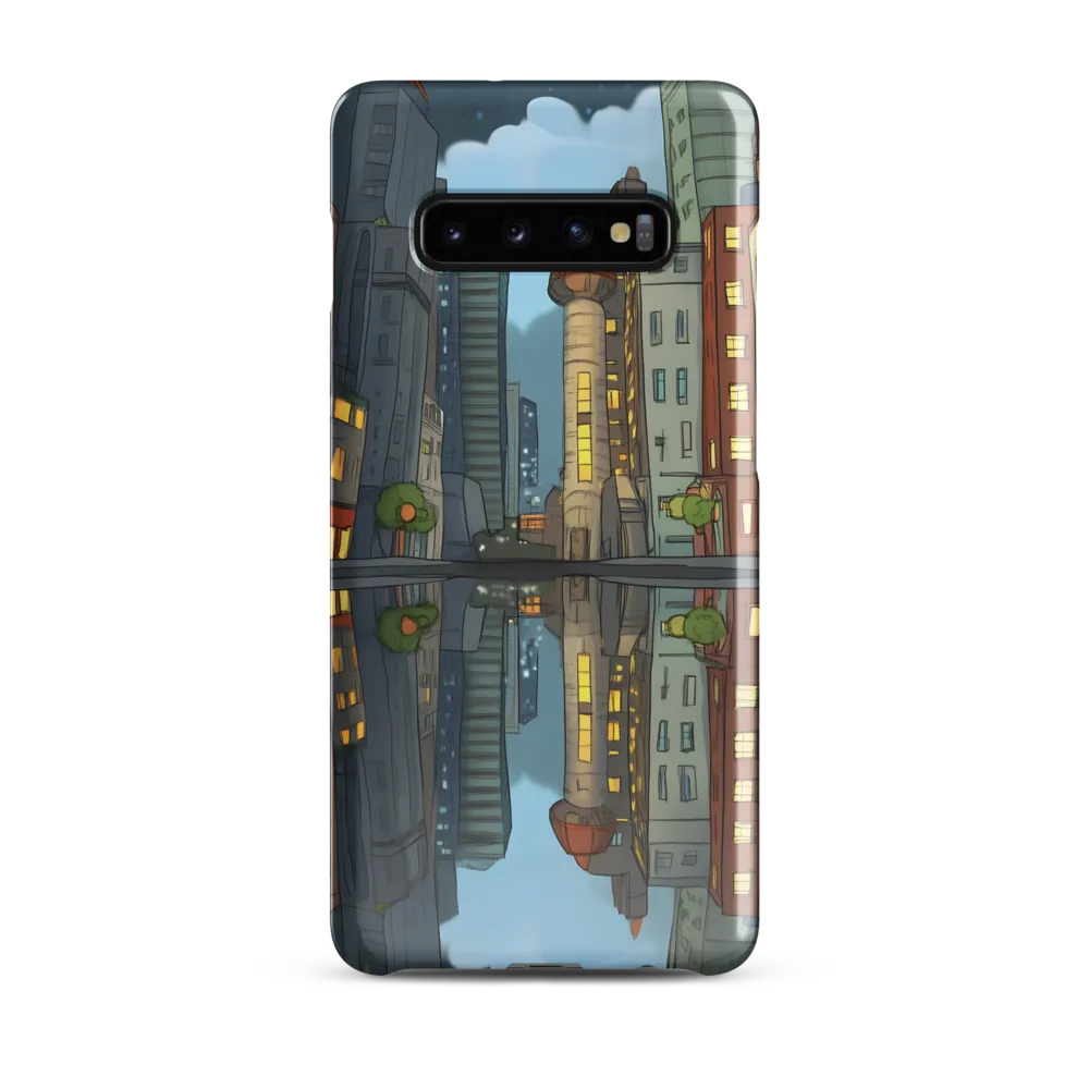 Reflections of a Serene City | Phone Case |  S10 Plus | Snap Case | Glossy