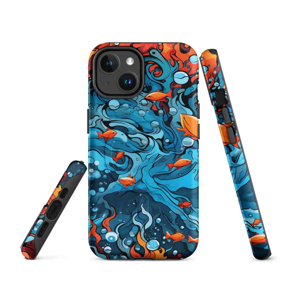 Fluid Harmony: Ocean and Flames