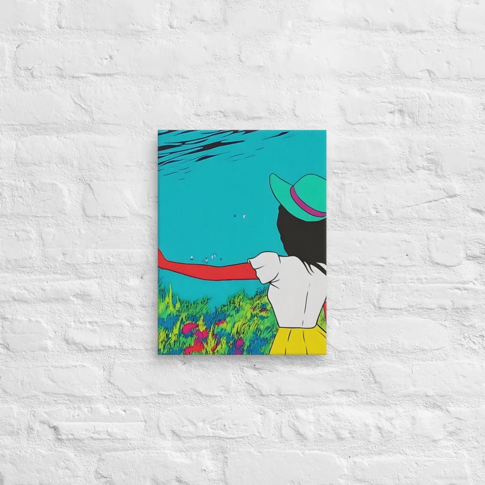 Whimsical Encounter | Canvas | 12″×16″