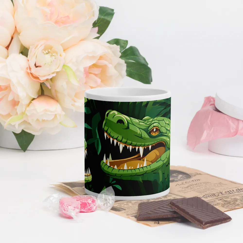 Fierce Crocodilian Medley | Mugs | Multiple Sizes & Colors