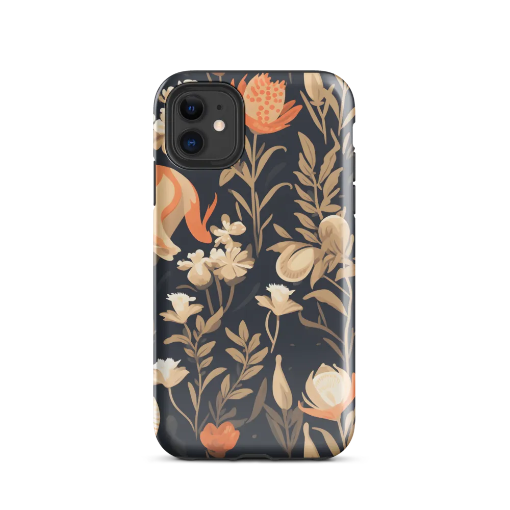 Floral Harmony: A Dance in the Dark