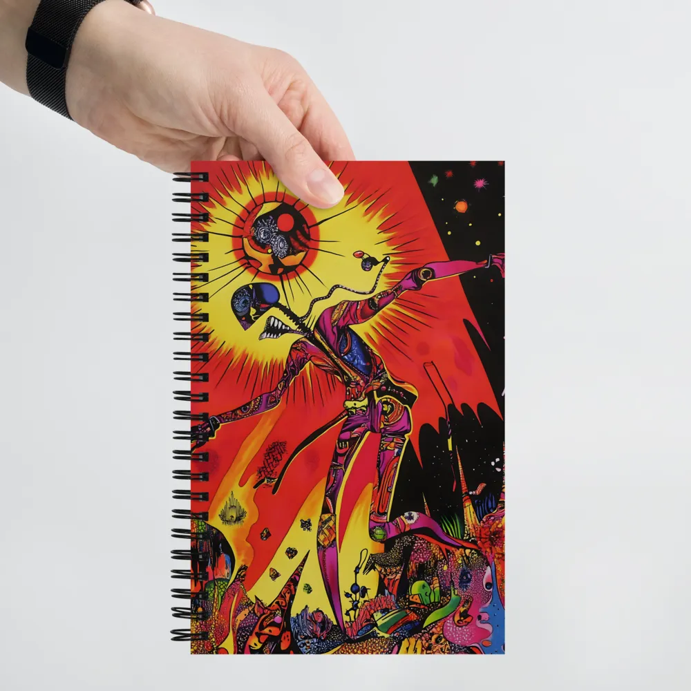 Exuberance in Chaos | Spiral Notebook