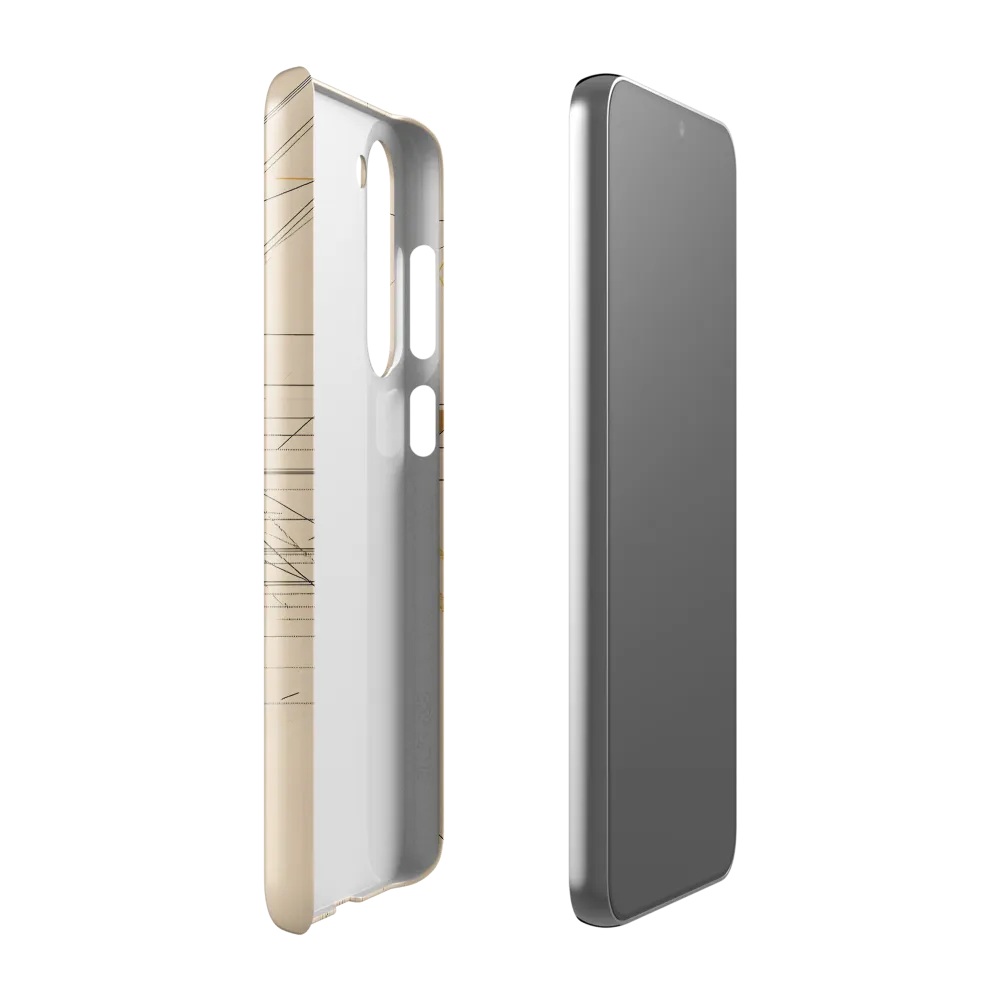Abstract Profile: A Minimalist Exploration | Phone Case |  S23 Plus | Snap Case | Glossy