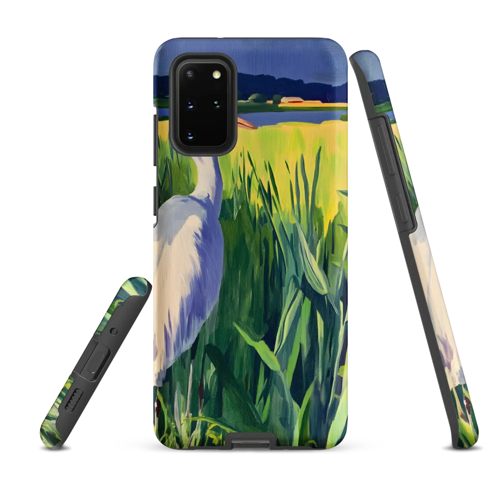 Graceful Presence: The Heron in the Meadow
