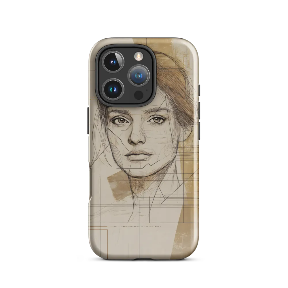 Geometric Elegance: A Modern Portrait