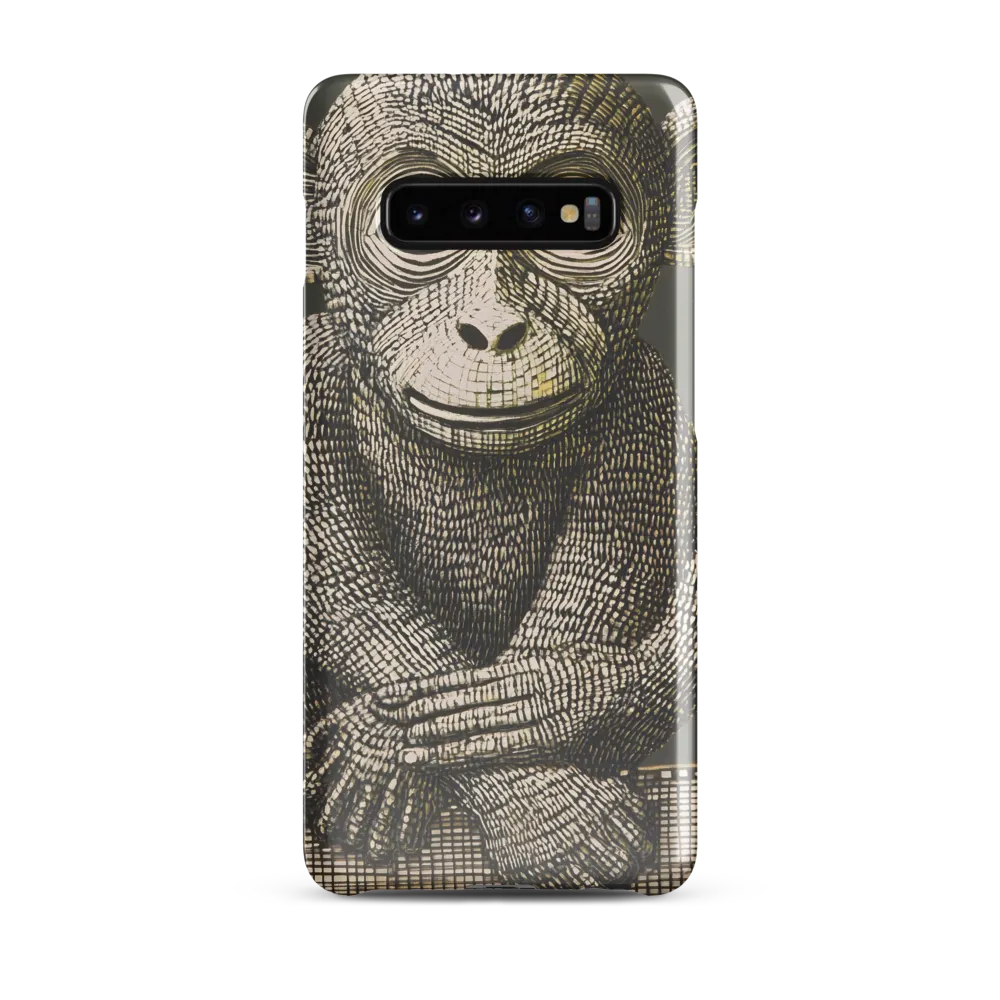 Intricate Primate Portrait | Phone Case |  S10 Plus | Snap Case | Glossy