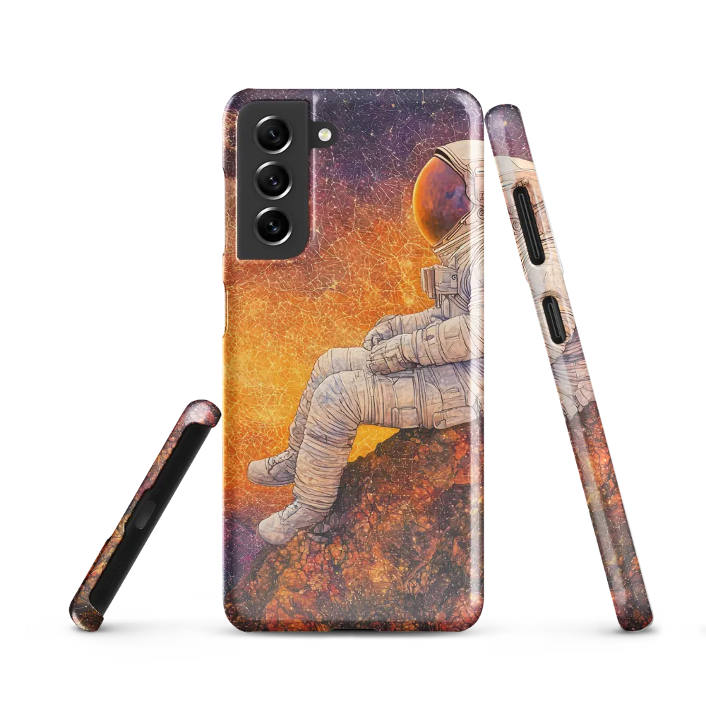 Cosmic Contemplation | Phone Case |  S21 | Snap Case | Glossy