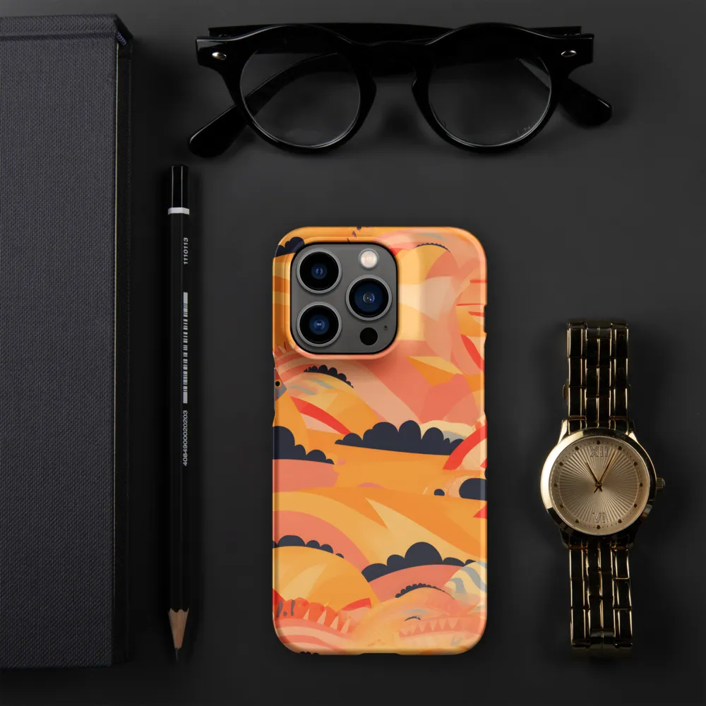 Whispers of the Abstract Horizon | Phone Case |  14 Pro | Snap Case | Matte