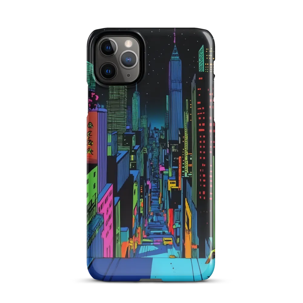 Neon Dreams of a Futuristic City | Phone Case |  11 Pro Max | Snap Case | Glossy