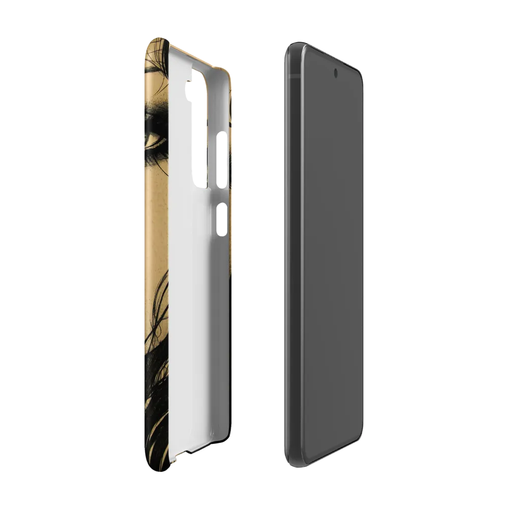 Enigmatic Gaze | Phone Case |  S21 FE | Snap Case | Matte