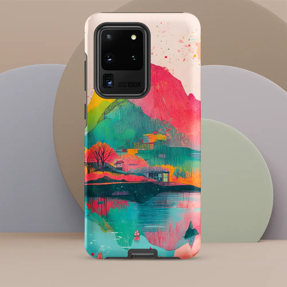 Vibrant Serenity: A Surreal Landscape
