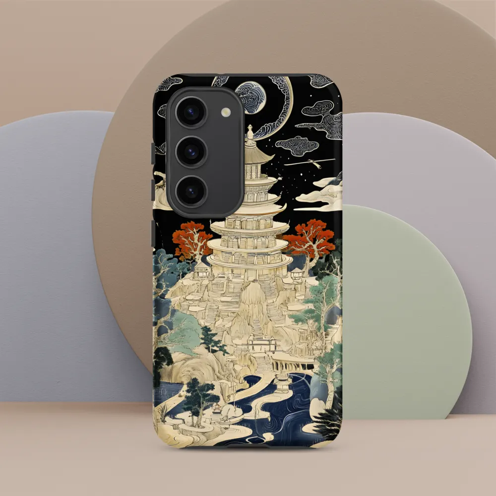 Whispers of the Pagoda | Phone Case |  S23 | Tough Case | Matte