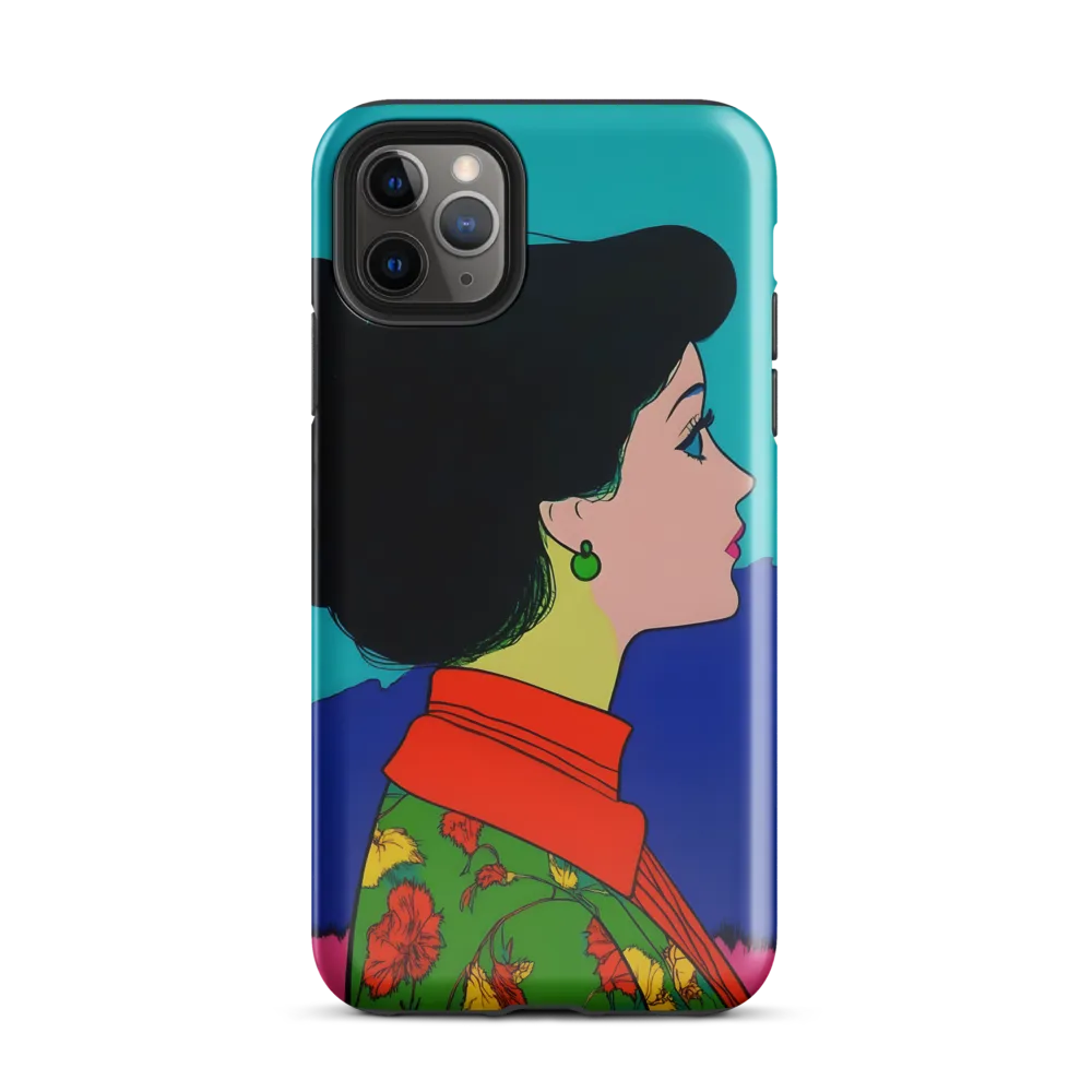 Whispers of Color: A Pop Art Portrait | Phone Case |  11 Pro Max | Tough Case | Glossy