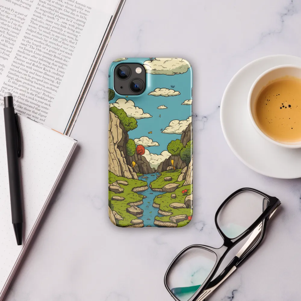 Whimsical Serenity: A Canyon Landscape