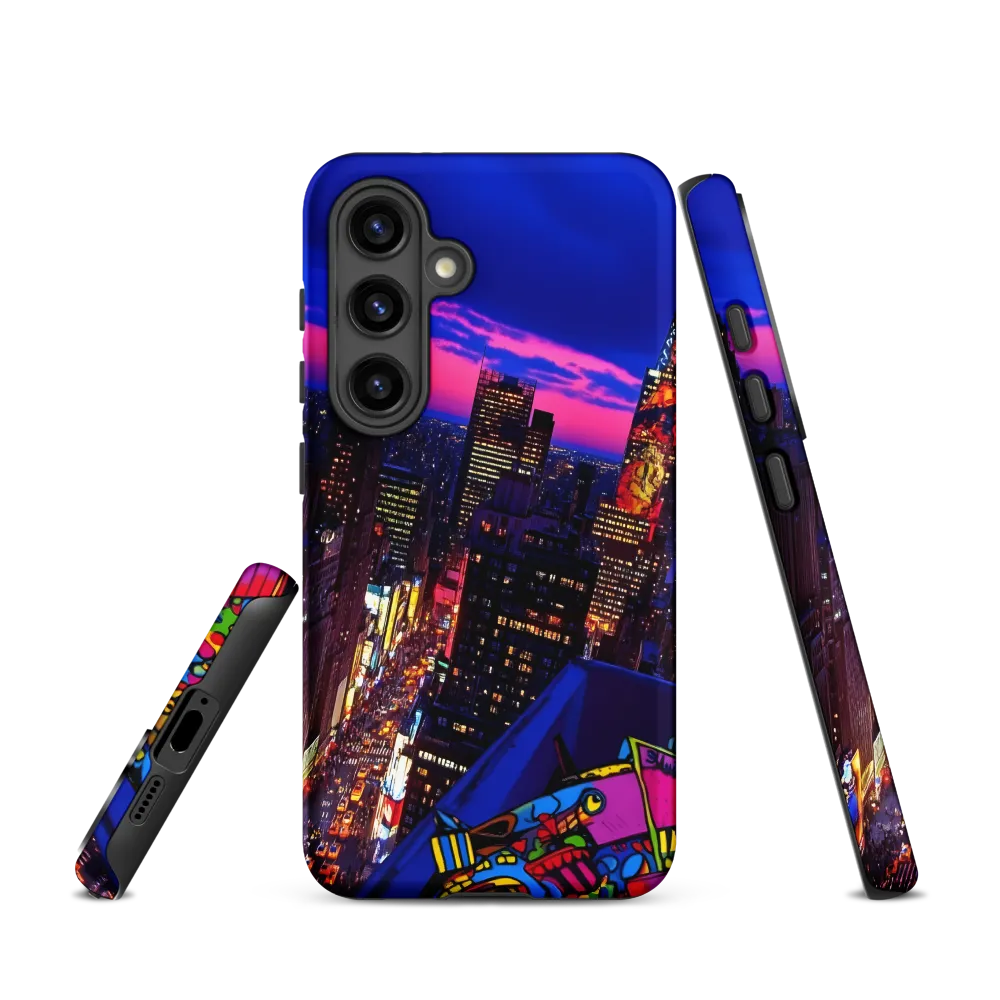 Neon Twilight: A City in Vibrance