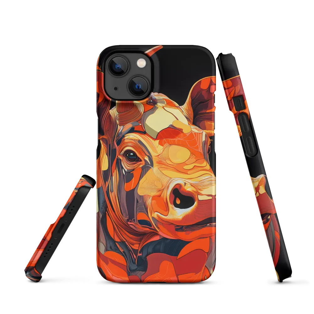 Modern Serenade: The Vibrant Cow