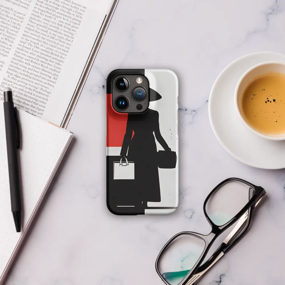 Silhouette of Elegance | Phone Case |  15 Pro | Snap Case | Matte