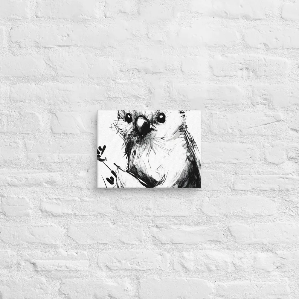Whimsical Koala in Ink | Canvas | 9″×12″