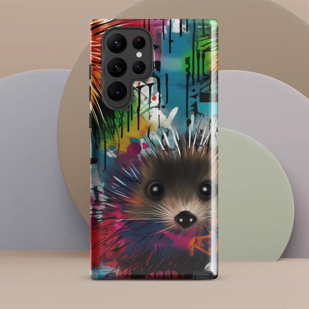 Whimsical Hedgehogs in a Kaleidoscopic Wonderland