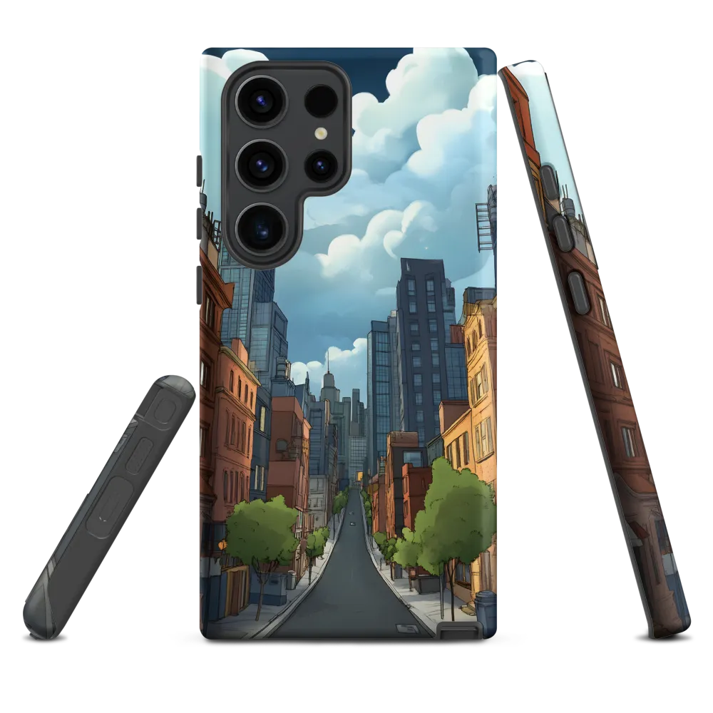 Urban Serenity: A Digital Cityscape