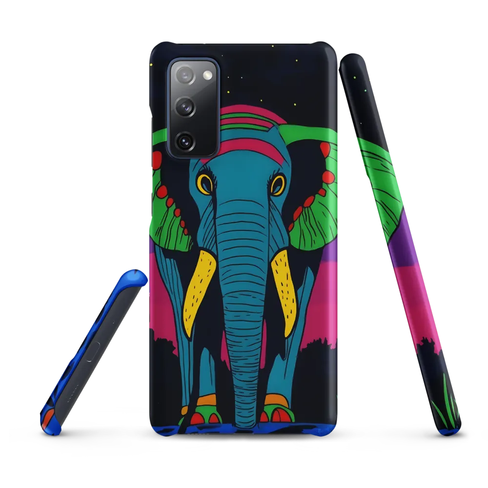 Whimsical Majesty: The Vibrant Elephant