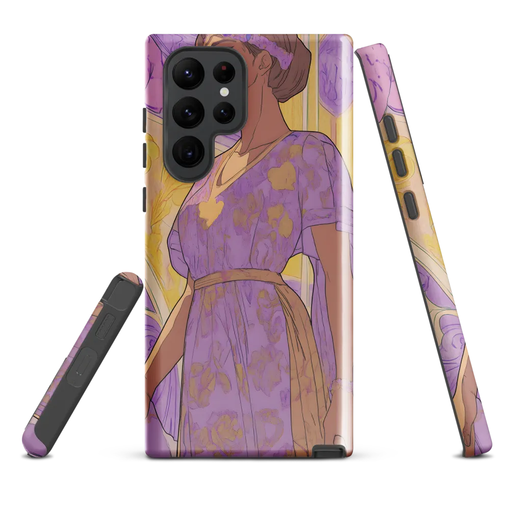 Elegance in Floral Harmony | Phone Case |  S22 Ultra | Tough Case | Glossy